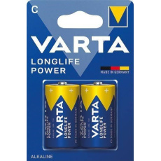 BAZAR - Varta LR14/2BP Longlife POWER (HIGH ENERGY) (Blistr 2ks) - Poškozený obal (Komplet)