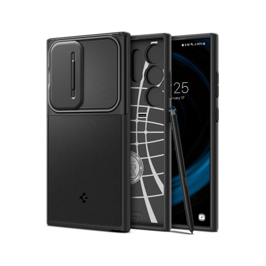 Spigen Optik Armor Samsung Galaxy S24 Ultra černý
