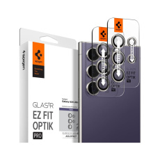 Spigen Glass tR EZ Fit Optik Pro 2 Pack ochranné sklo na fotoaparát Samsung Galaxy S24 Ultra fialové