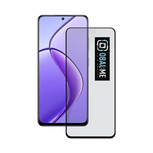 OBAL:ME 5D tvrzené sklo pro Realme 12 černé