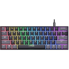 Trust GXT 867 Acira mini herní klávesnice US černá