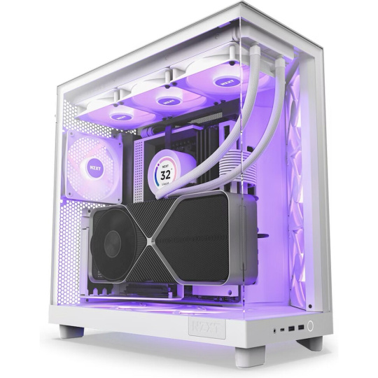 NZXT H6 Flow RGB bílá
