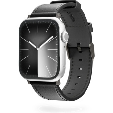 Epico Watch kožený řemínek pro Apple Watch 42/44/45/49mm černý