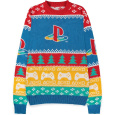 Vánoční svetr PlayStation - Logo XL