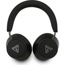 Guess PU Saffiano Triangle Logo ENC Bezdrátová sluchátka černá Guess PU Saffiano Triangle Logo ENC Bezdrátová sluchátka černá