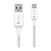 Tactical Stitch Thread USB-A/USB-C napájecí kabel 15W 1m bílý