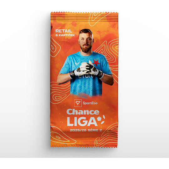 Fotbalové karty SportZoo Chance Liga 2025/26 - Retail balíček