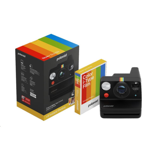 Polaroid Now+ Gen 3 Black bundle with Color Film (8 photos)