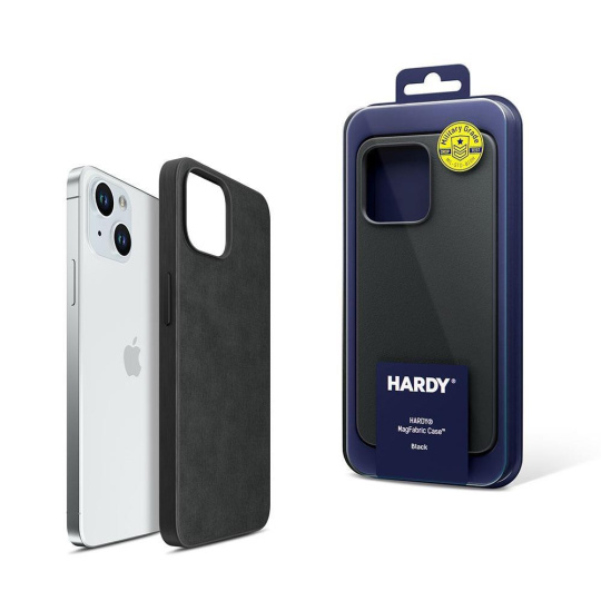 3mk HARDY MagFabric Case pro Apple iPhone 15 Pro, Mulberry