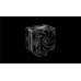 DEEPCOOL CPU Chladič AK400 ZERO DARK PLUS, 2x120mm, LGA1851, AM5, černá