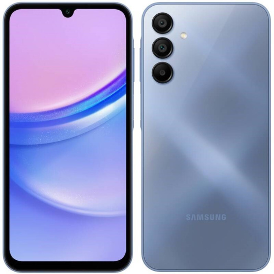 Samsung Galaxy A15 (A156), 4/128 GB, 5G, modrá, CZ distribuce