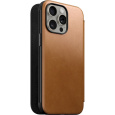 Nomad Modern Leather Folio iPhone 15 Pro Max english tan