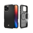 Spigen Enzo Aramid kryt iPhone 16 Pro black natural