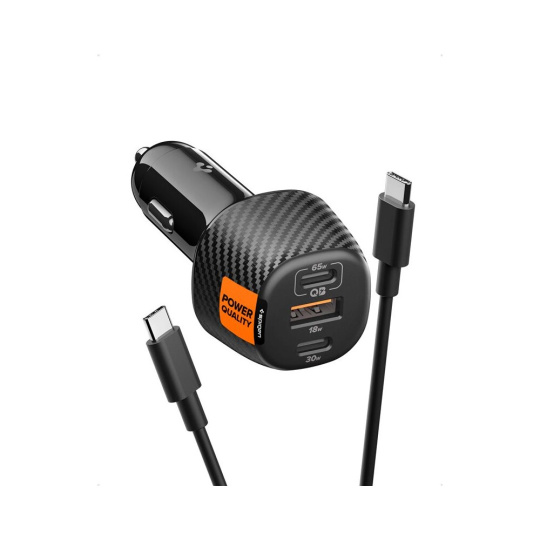 Spigen Essential nabíječka do auta (113W) černá (EV1133) Spigen Essential nabíječka do auta (113W) černá (EV1133)
