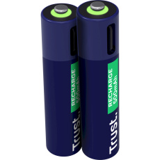 Trust USB-C dobíjecí baterie AAA - 2ks Trust USB-C dobíjecí baterie AAA - 2ks