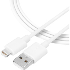 Tactical Smooth Thread Cable USB-A/Lightning 2m bílý