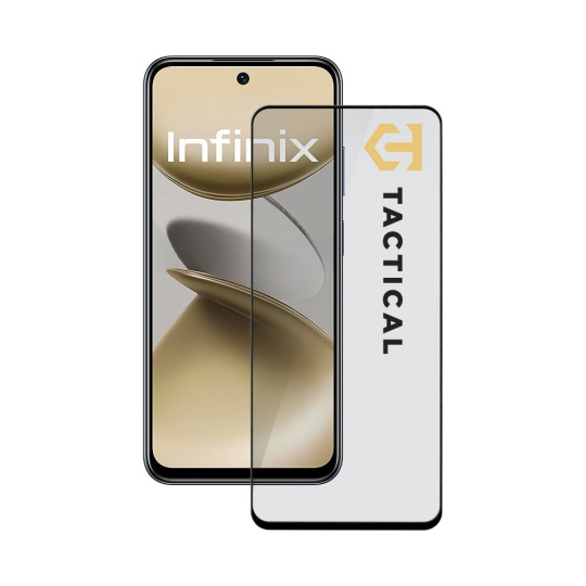 Tactical Glass Shield 5D sklo pro Infinix Smart 9/Hot 50i/Hot 50 5G černé