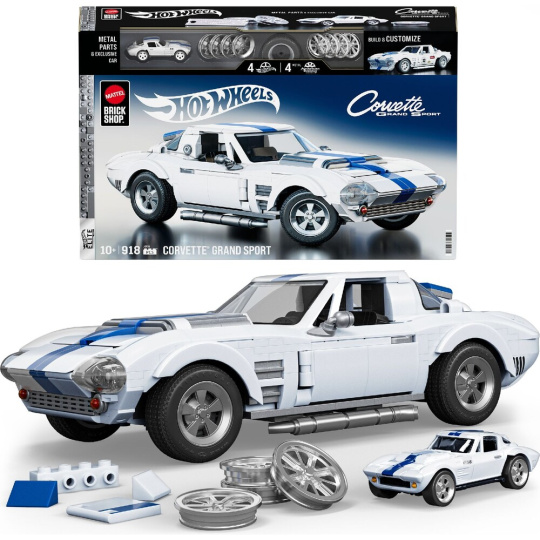 Mattel Brick Shop sestavitelný model Hot Wheels - Corvette Grand Sport (Elite series) Mattel Brick Shop sestavitelný model Hot Wheels - Corvette Grand Sport (Elite series)