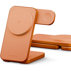 ENERGEA MagTrio 2 MagSafe 3v1 (Qi2) 25W nabíječka oranžová