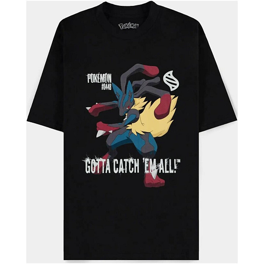 Tričko Pokémon - Mega Lucario (loose fit) S