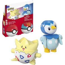 Mattel Mega Construx Pokémon pokéball - Piplup & Togepi