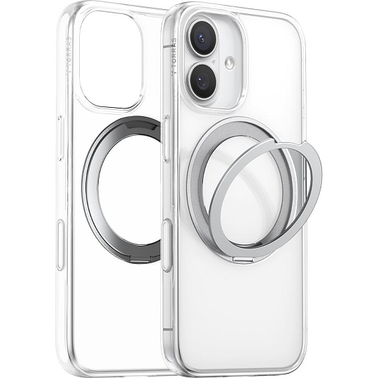 Torras Ostand Pro MagSafe kryt iPhone 17 clear