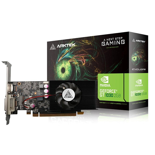 ARKTEK VGA NVIDIA GeForce GT 1030 2GB, GT 1030, 2GB GDDR5, 1xHDMI, 1xDVI ARKTEK VGA NVIDIA GeForce GT 1030 2GB, GT 1030, 2GB GDDR5, 1xHDMI, 1xDVI