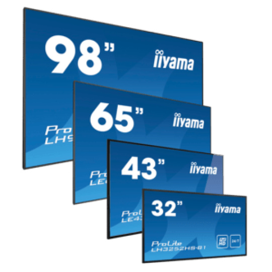 iiyama ProLite LH5065UHSB-B1AG, 125,7 cm (49,5''), 4K, USB, RS232, Ethernet, Wi-Fi, Android, kit (RS232), black