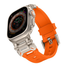 SKINARMA Titon řemínek pro Apple Watch 49/45/44 mm oranžový