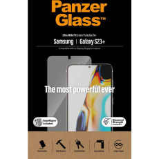 PanzerGlass™ Ultra-Wide Fit Samsung Galaxy S23+/S22+ s funkčním otiskem prstů a instalačním rámečkem