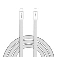 VERBATIM Kabel Sync & Charge SoftTouch USB-C, 60W, 120cm, bílá