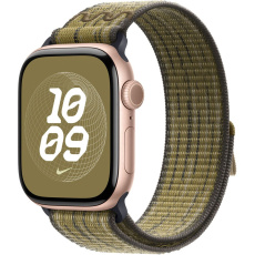 Apple Watch 42/41/40/38mm zeleno-šedý provlékací sportovní řemínek Nike