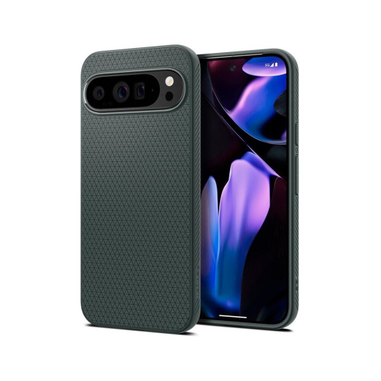 Spigen Liquid Air kryt Google Pixel 9 Pro XL zelený