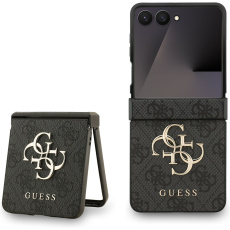 Guess PU 4G Metal Logo kryt Samsung Galaxy Z Flip 7 šedý Guess PU 4G Metal Logo kryt Samsung Galaxy Z Flip 7 šedý