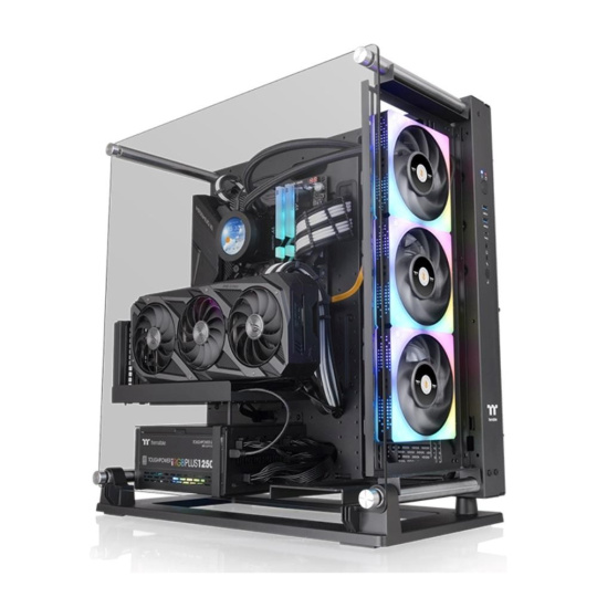THERMAL TAKE Case Core P3 TG Pro, ATX, Průhledná bočnice, černá
