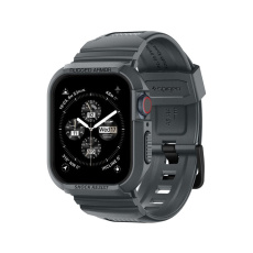 Spigen Rugged Armor Pro kryt s řemínkem Apple Watch 45mm/44mm tmavě šedý