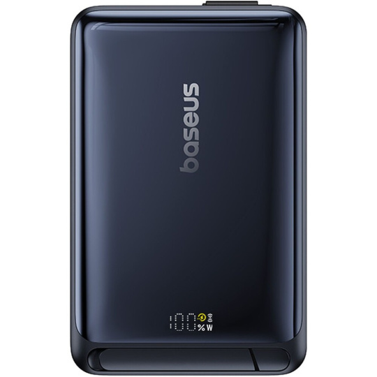 Baseus Nomos Qi2 powerbanka 10000mAh 45W s kabelem USB-C černá
