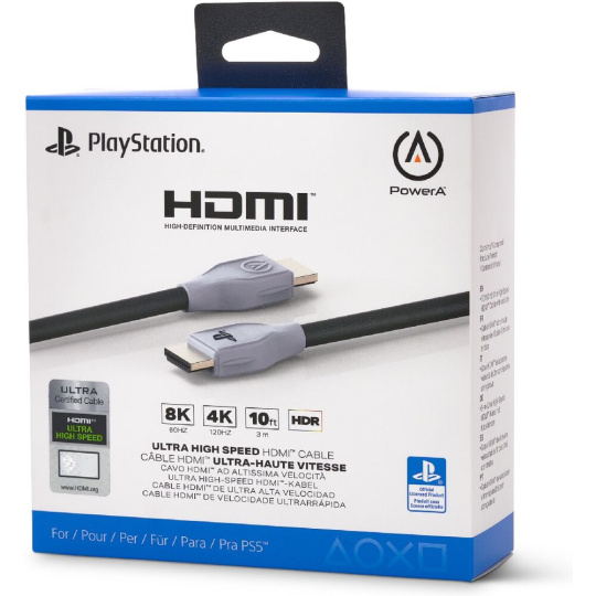 PowerA Ultra High Speed HDMI kabel ke konzoli PS5