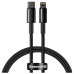 Baseus Tungsten Gold kabel USB-C/Lightning (PD) 20W 1m černý