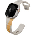 UNIQ Stride DE FKM řemínek pro Apple Watch 49/46/45/44mm béžový/žlutý