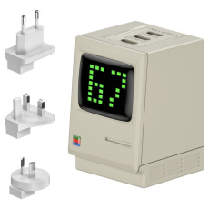 SHARGE Retro 67W USB-C GaN nabíječka (cestovní set)