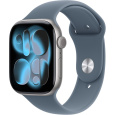 Apple Watch 49/46/45/44mm ocelově modrý sportovní řemínek M/L