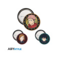 Odznáčky Abysse Corp Jujutsu Kaisen - Yuji, Megumi & Nobara
