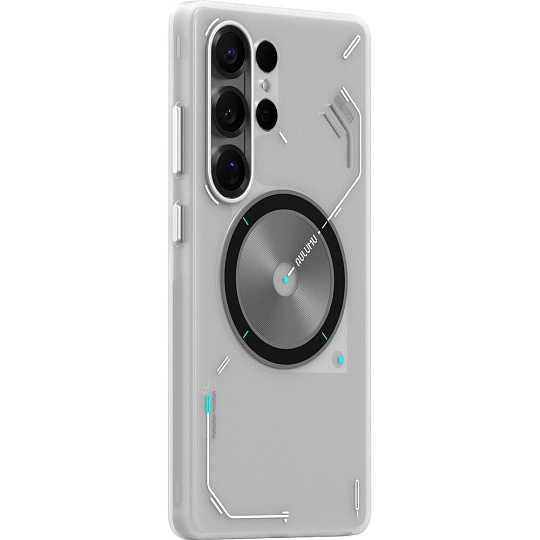 Aulumu S25 Frosted TPU MagSafe kryt Samsung S25 Ultra Translucent White Aulumu S25 Frosted TPU MagSafe kryt Samsung S25 Ultra Translucent White