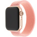 FIXED provlékací nylonový řemínek Apple Watch 42/44/45mm L růžový