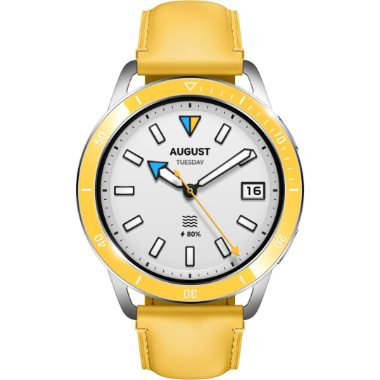 Xiaomi kruhová luneta Watch S3 Chrome Yellow