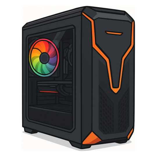 PCk TIGO GIGABYTE Radeon RX 7700 XT, SSD 1000GB, DDR4 32GB - BEZ OS