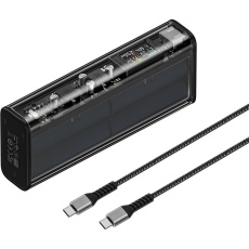 SHARGE Shargeek 140W powerbanka, 20000 mAh, LCD, černá