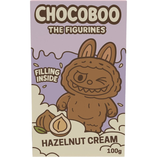 Čokoládová figurka Chocoboo - Lískooříškový krém 100 g Čokoládová figurka Chocoboo - Lískooříškový krém 100 g