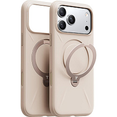 Torras Ostand Q3 Silicone MagSafe kryt iPhone 17 Pro desert gold
